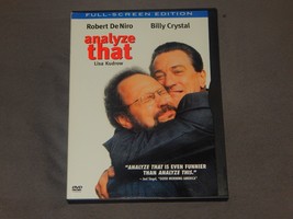 Analyze That Region 1 DVD Full Screen Comedy Robert De Niro Free Shipping - £3.94 GBP