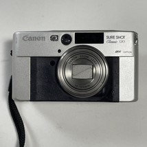 Canon Sure Shot Classic 120 35mm 38-120mm AF Point &amp; Shoot Film Camera untested - £34.98 GBP