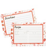 Strawberry Fields Recipe Card 4 X 6 Set of 40 by CR Gibson - €7,64 EUR
