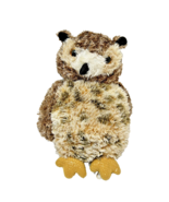 Aurora Plush Realistic Spotted Owl Stuffed Animal Sparkle Feet 7&quot; - £6.10 GBP