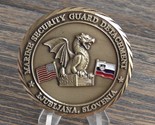 USMC MSGMarine Security Guard Detachment Ljubljana Slovenia Challenge Co... - $38.60