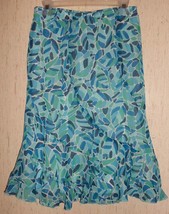 EXCELLENT WOMENS dressbarn LINED PRINT SKIRT SIZE S - £18.69 GBP