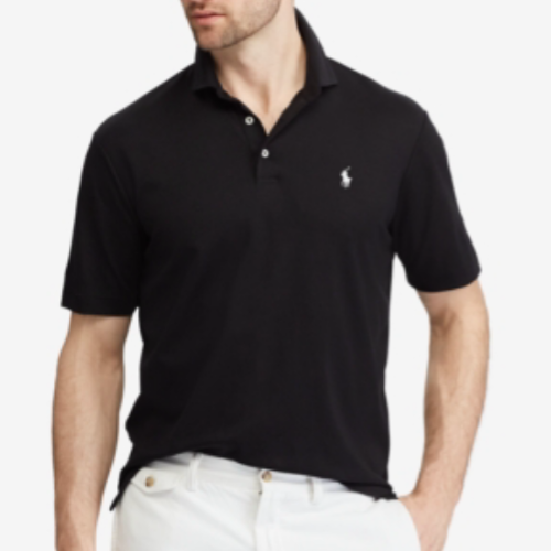 Primary image for Polo Ralph Lauren Classic-Fit Soft Cotton Polo Black size M NWT