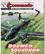 Commando War Stories In Pictures Doomed Squadron 66 Pages No 1198 Thomps... - $4.94