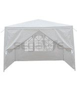 10 X 10 Ft White Canopy Party Tent Gazebo Wedding Tent Cater Events Outd... - £71.71 GBP