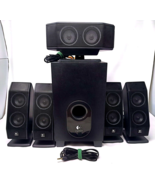 Logitech X-540 5.1 Surround Sound Speaker System W/ Subwoofer Set - £50.87 GBP