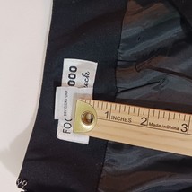 Focus 2000 By Charles Glueck Woman’s Back Zip & Slit Pull-On Black Skirt Size 8 image 4