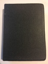 Kirkbride Nelson Chain Reference Bible Black Leather 1964 KJV Red Letter Vintage - £63.30 GBP