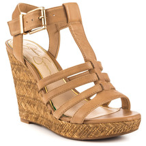 Jessica Simpson Jenaa Platform Wedge Sandals, Size 9.5 Buff Ruby Tu JS-JENNA - £47.21 GBP+