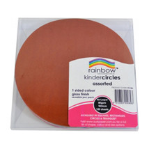 Rainbow Glossy Color Circles 100pcs 180mm - $39.13