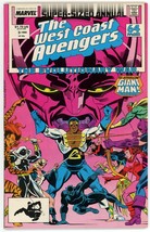 The West Coast Avengers Annual 3 NM 9.2 Marvel 1988 Copper Age 1st Black Goliath - £19.84 GBP