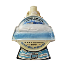 Manitowoc Submarine Operation Redfin Jim Beam Decanter Bottle Empty Barw... - $17.34