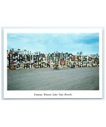 Famous Watson Lake Sign Boards Alaska Highway Roadside Attraction AK Pos... - €6,02 EUR