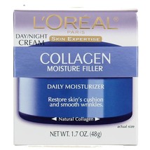 L&#39;Oreal Paris Skincare Collagen Face Moisturizer, Day and Night Cream, Anti-Agin - £12.55 GBP