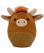 Heather Moo McSquashies - 24cm - Sensory Highland Cow Soft Plush Toy - $22.34