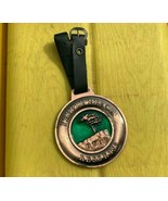 Pebble Beach Resorts Golf Bag Tag Metal 1919 Collectible - $20.28 CAD
