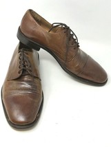 J Murphy 12 M Distressed Brown Leather #59 11056 Johnston Oxford Toe Cap... - $25.30