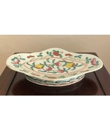 Chinese Antique Porcelain Famille Rose Footed Plate Signed - $1,045.37 MXN
