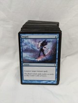 Lot Of (147) Magic The Gathering Bulk Blue Common And Uncommons Trading ... - $39.59