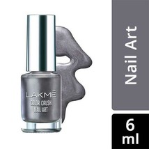 Lakme India Colore Schiacciare Nail Art Lucido 6 ML (5.9ml) Sfumatura C6 - $14.00