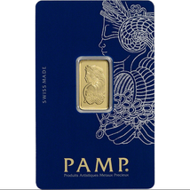 1 Gram of Gold Pamp (Suisse) 24k 99.999 fine - $84.99