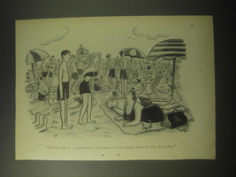 1948 Cartoon by Syd Hoff - a gentleman I met just as I was going down - £14.53 GBP