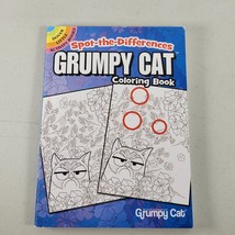 Grumpy Cat Spot the Difference Coloring Book Fun Activity for Kids and Adults - £7.75 GBP
