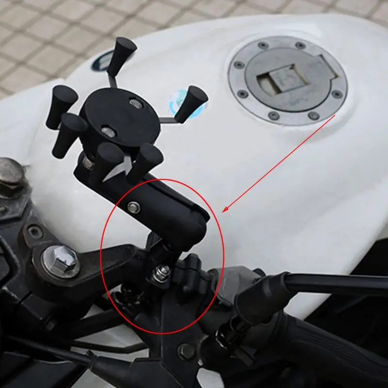 QILEJVS U-Bolt Motorcycle Handlebar Mount Base for Gopro Camera, Smartphone, G - £14.48 GBP