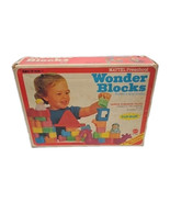 Wonder Blocks Mattel Preschool Toddlers First Blocks Playset Vtg - €20,78 EUR