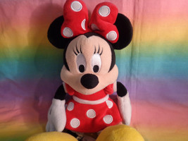 Disney Parks Authentic Original Minnie Mouse Red Dress Plush Doll 12&quot; - £8.17 GBP