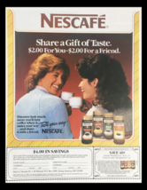 1985 Nescafe Classic Thick &amp; Dark Coffee Circular Coupon Advertisement - £15.14 GBP