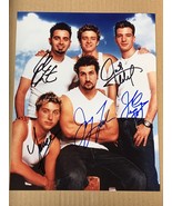 NSYNC All 5 Members Hand-Signed Autograph 8x10 With Lifetime Guarantee - £199.83 GBP
