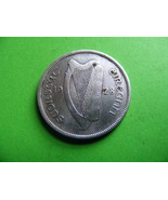 Authentic Irish Silver Two Shilling Or Florin Coin 1928 - First Year - I... - $16.96 CAD