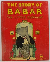 The Story of Babar The Little Elephant Wonder Book 590 - £3.75 GBP