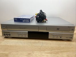 Panasonic PV-D4743S DVD/VHS Vcr Combo Player W Cables Blank Tape No Remote Works - £64.22 GBP
