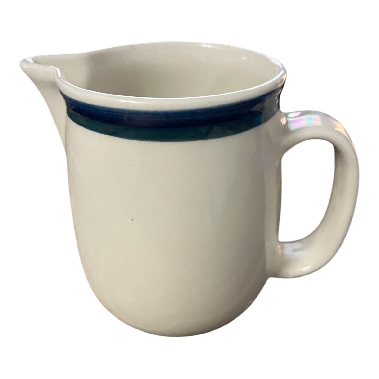 Vintage Tiensha Creamer – Off-White with Dark Blue Band, Kitchen Basics ... - $11.30