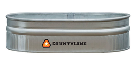 CountyLine 50130198 40 gal. Oval Galvanized Steel Stock Tank, 2 ft. x 4 ... - $4,224.30 MXN
