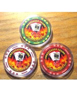 Ambassador Casino Chip Sample Set - San Juan - Bud Jones - 1990 -Sample Set - $322.71 MXN