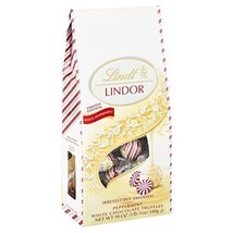 Lindt LINDOR Holiday White Chocolate Peppermint Truffles, 19.0 oz. Bag (2022) - £31.17 GBP