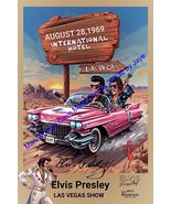 Rear Vintage 1969 Elvis Presley las vegas show Poster20X30 - $485.23 CAD
