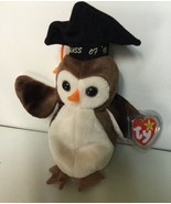 Ty Beanie Babies &quot;Wise&quot; the Owl, Retired  1997 - £3.13 GBP