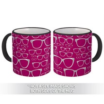 Glasses Frames : Gift Mug Pink Pattern Mother Teacher Coworker Diy Friendship - £12.74 GBP
