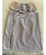 Circo Gray Elephant Brown Ears Hooded Microfiber Bath Pool Large Towel T... - $16.63 CAD