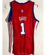 Adidas Women&#39;s NBA Jersey Los Angeles Clippers Davis Red sz M - £4.62 GBP