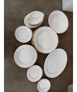 35 Pc Noritake Tulane Dinner Set for 8 almost ~~ Ivory China ~ rare set - $185.00