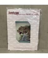 Janlynn Counted Cross-Stitch Kit 106 41 Leopard Head Face Mouth Open NOS... - £21.02 GBP
