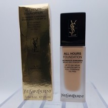 Ysl All Hours Full Coverage Matte Foundation Makeup SPF20 BD50 Warm Honey - £54.52 GBP