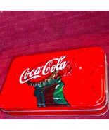 Two decks of vintage Coca-Cola playing cards in tin box labeled Coca-Cola - $29.85 CAD