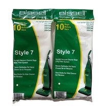 Bissell Big Green Commercial Upright Vacuum Cleaner * 2 Packs = 20 Bags  Style 7 - £23.81 GBP