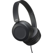 JVC Lightweight On Ear Headphones with Powerful Sound, Integrated Remote & Mic f - £31.49 GBP